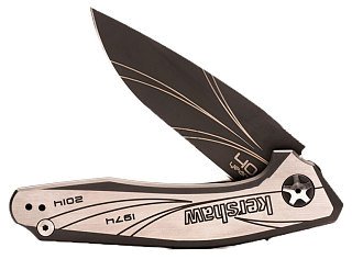 Нож Kershaw Ruby складной сталь ZDP-189 титановый фрейм - фото 4