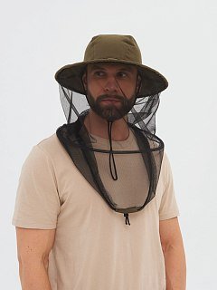 Панама-накомарник Huntsman Антигнус хаки смессовая - фото 15
