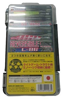 Коробка Meiho Reversible L-86 2-х сторонняя 175x105x36мм - фото 1