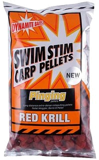 Пеллетс Dynamite Baits Swim Stim pinging pellets red krill 13мм 900гр