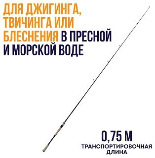 Спиннинг Riverzone Trevelspin S703M 8-25гр 2,1м - фото 2