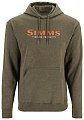 Толстовка Simms Logo Hoody Military Heather 