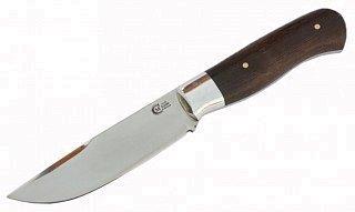 Нож ИП Семин Соболь кованая сталь Х12МФ орех плашка - фото 3