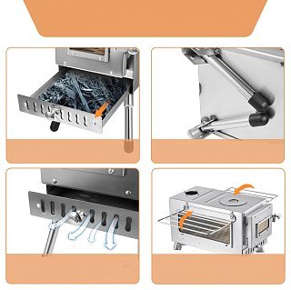 Печка King Camp Hot Tent Stove Plus - фото 6