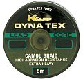 Поводочный материал K-Karp Dyna Tex Lead Core 5м 45lbs weed