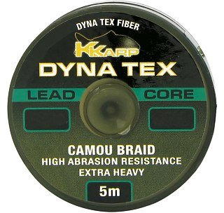 Поводочный материал K-Karp Dyna Tex Lead Core 5м 45lbs weed - фото 1
