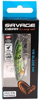 Блесна Savage Gear Vib blade SW 4,5см 8,5гр fast sinking green mackerel