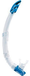 Трубка Cressi-Sub Gamma прозрачный силикон голубая