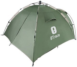 Палатка BTrace Glade 3 быстросборная зеленый - фото 4