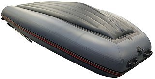 Лодка Хантер 390А НДНД серый - фото 3