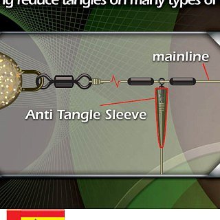 Отводчик  Gardner Target mini anti tangle sleeves natural brown - фото 3