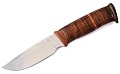 Нож Росоружие Сталкер-2 40х10с2м рукоять кожа коричневая