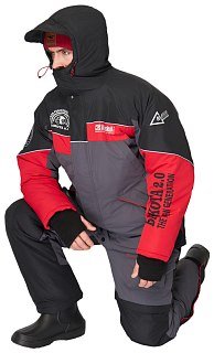 Костюм Alaskan Dakota 2.0 красный/серый/черный - фото 3
