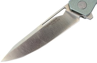 Нож Mr.Blade Keeper M390 titanium handle складной green - фото 4