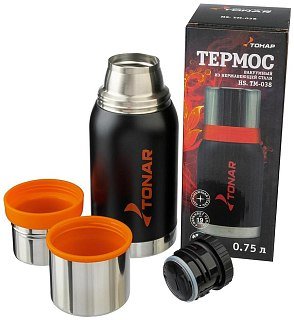 Термос Тонар 750мл черный - фото 5
