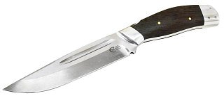 Нож ИП Семин Путник кован сталь, Х12МФ венге со шкуросъемом - фото 5