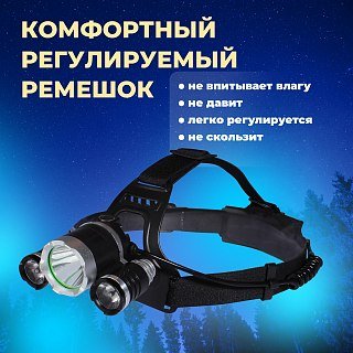Фонарь Pereval BT-HL9018 налобный 300 Lumens - фото 7