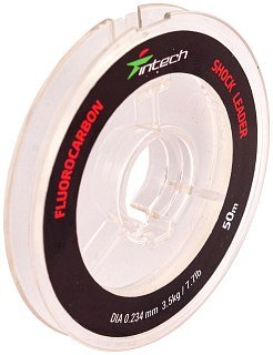 Леска Intech FC Shock Leader 50м 0.234мм 3.5кг 7.7lb