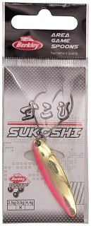 Блесна Berkley Ags Sukoshi 3,5гр Edge Stripe Gold/Fuschia/Gold