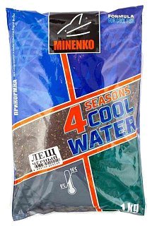 Прикормка MINENKO Cool water 4 season лещ черный - фото 1