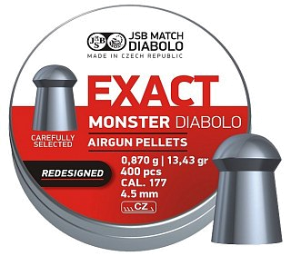 Пульки JSB Exact Diablo Monster Redesigned 4,52мм 400шт