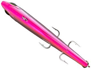 Воблер Morethan saltvib 80S Pink back silver - фото 2