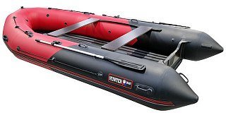 Лодка Хантер 450 Про красно-черный - фото 1