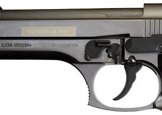Пистолет Курс-С Beretta 92-CO фумо/графит 10ТК охолощенный - фото 6