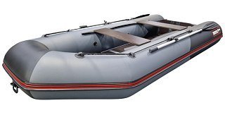 Лодка Хантер 340 серо-черный - фото 3