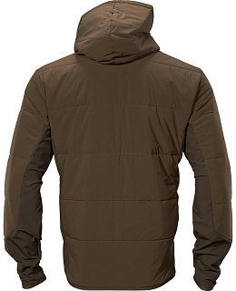 Куртка Harkila Insulated midlayer hunting green/shadow brown - фото 2