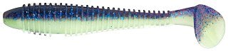 Приманка Keitech виброхвост Swing impact fat 4,3" Pal 06 violet lime belly - фото 1