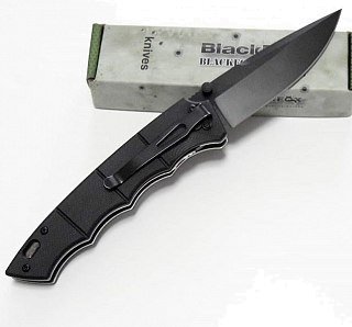 Нож Fox Blackfox Sai складной сталь 440C рукоять G10 - фото 5