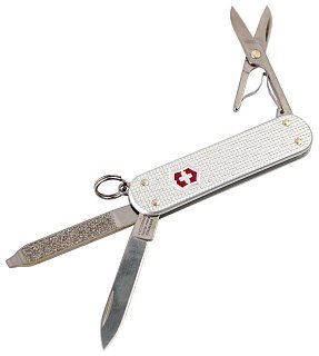 Нож Victorinox Classic Alox 58мм 5 функций серебристый - фото 2