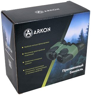 Бинокль Arkon 10x21 призменный - фото 12