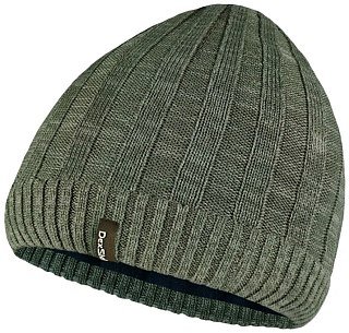 Шапка Dexshell Heathered Rib Knit Beanie зеленый