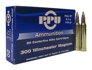 Патрон 300WinMag PPU FMJ BT 9,4г - фото 1