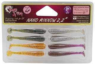 Приманка Crazy Fish Nano Minnow 2,2" 22-55-M69-6