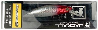 Воблер Jackall Squad Minnow 95 hl silver red head - фото 4