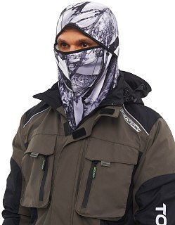 Шлем-маска Huntsman windblock белый лес