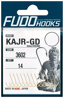 Крючки Fudo Koaji Round KAJR-GD 3602 GD №13 