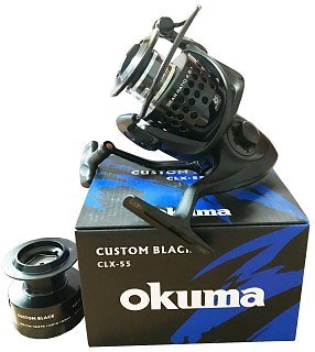 Катушка Okuma Custom Black CLX-55 FD 7+1bb alu spare spool - фото 6