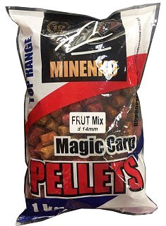 Пеллетс MINENKO Magic carp Fruit mix 14мм 1кг