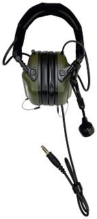 Наушники активные коммуникац. EARMOR M32-FG Mark 3 зеленые - фото 1