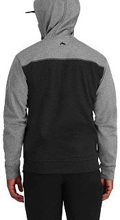 Толстовка Simms CX Hoody Steel Heather/Black Heather  - фото 3