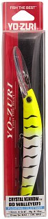 Воблер Yo-Zuri Crystal minnow deep diver walleye 110F R1206 CLT