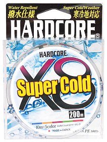 Шнур Yo-Zuri PE Hardcore X8 Duel super cold PE 1.5 13.5кг 200м 5 color