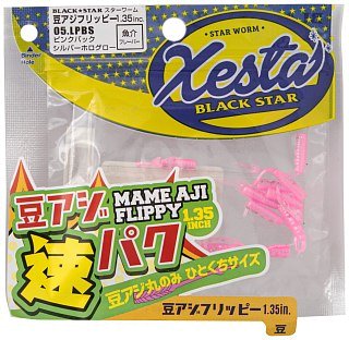 Приманка Xesta Black star worm mame aji flippy 1,35" 05.lbps