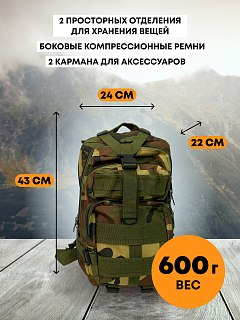 Рюкзак Taigan Recon 25L jungle camo - фото 4