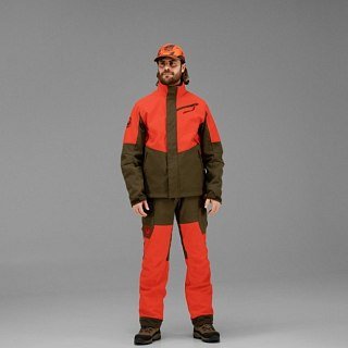 Куртка Harkila Wildboar Pro Wildboar Orange/Willow Green - фото 2