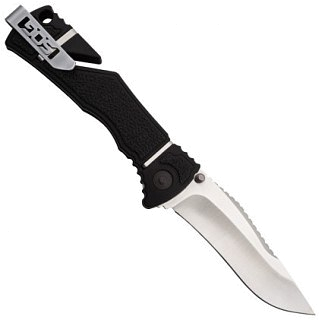 Нож SOG Trident Elite складной сталь Aus8 рукоять резина и пластик - фото 5